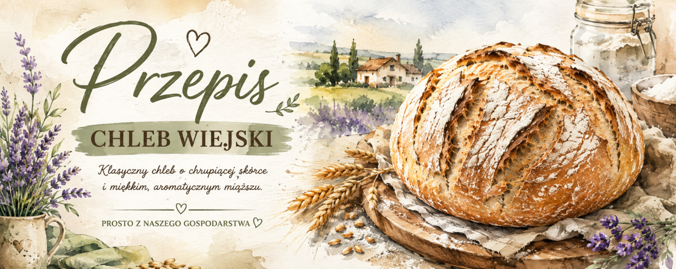 WIEJSKI CHLEB - PRZEPIS